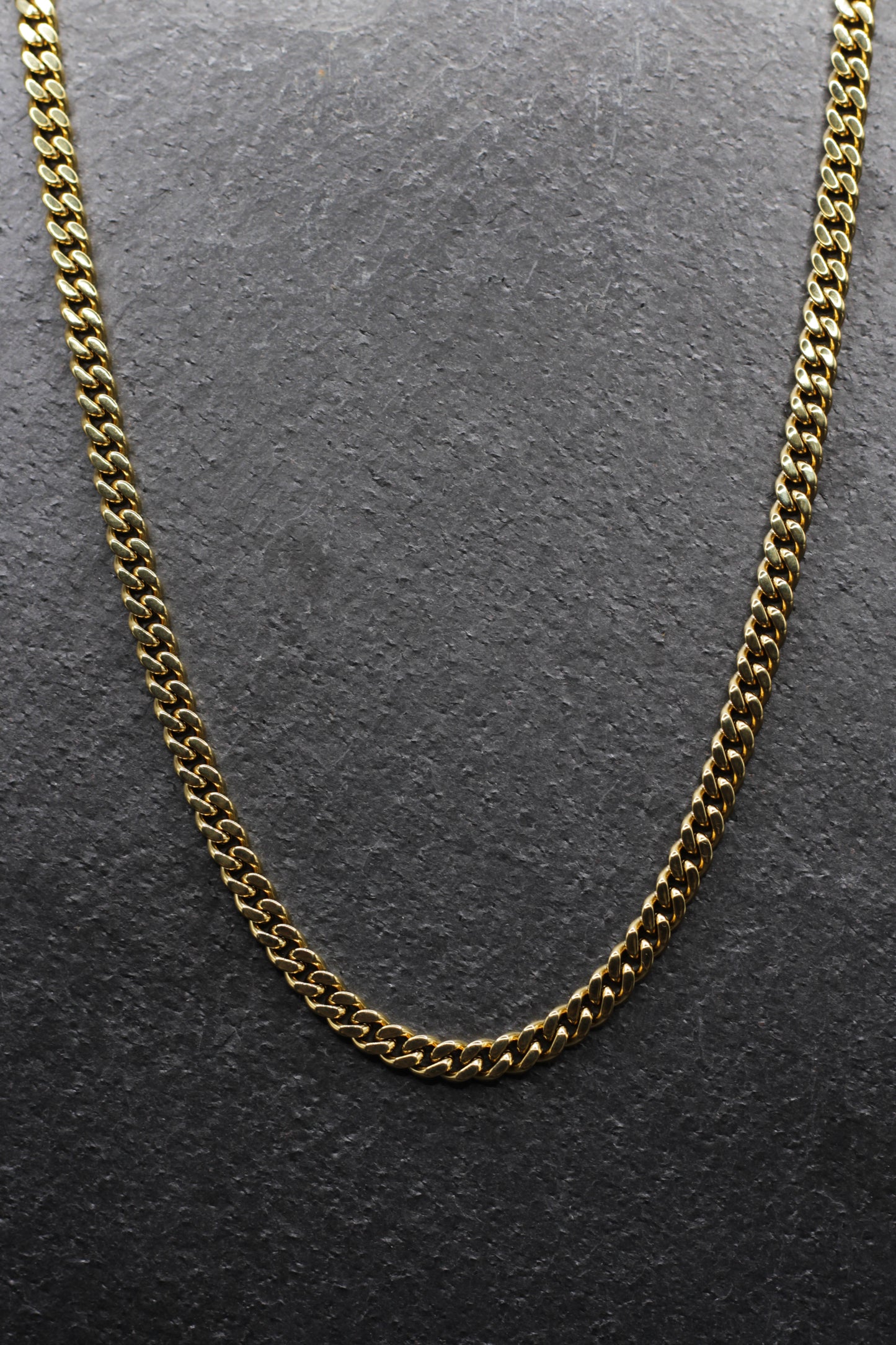 Gold Cuban Chain - 5mm, 18 inches